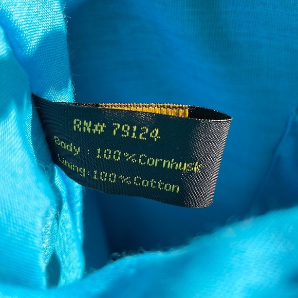 Floral Woven Straw Tote Bag - Picture 5 of 6